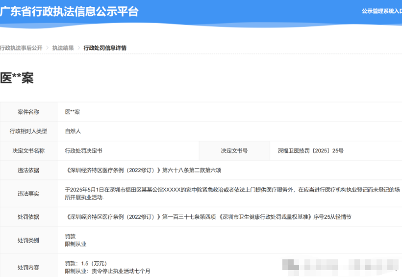 中医医师居家行医被罚，上门行医这“红线”不要踩！